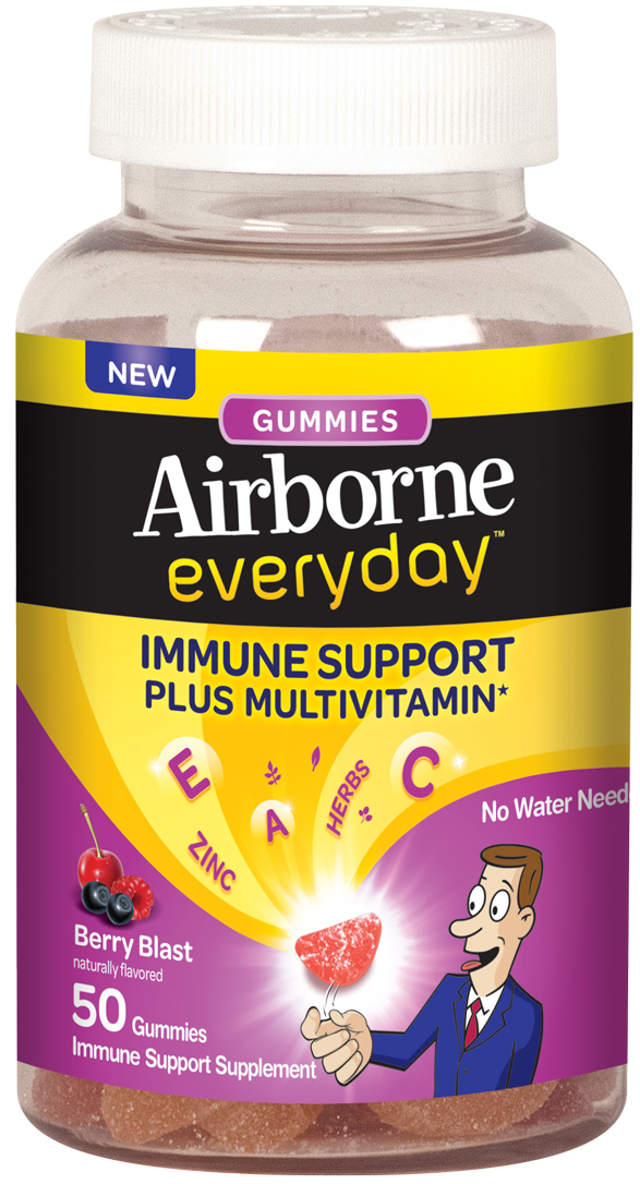 AIRBORNE Everyday Gummies  Berry Blast